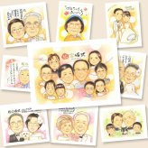 似顔絵 金婚式 プレゼント 贈り物 名入れ 手描き ギフト 金婚式 お祝い 結婚記念日 記念日 結婚50周年 大人数 夫婦 両親 家族 お父さん 祖父母 お母さん 名入れ 下書き確認 修正無料 一生もの 宝物 似てる かわいい 長寿 50周年 思い出 感謝 披露宴 オーダーメイド 色紙 闘病中の方への励まし ブライダルギフト 贈答品 メモリアル 傘寿祝い 百寿祝い