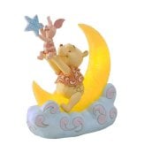 プー&ピグレット LED ムーン 17.7cm 星 くまのプーさん | ディズニー トラディションズ ジムショア グッズ フィギュア 人形 置物 彫刻 Jim Shore 正規輸入品