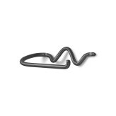 ferm LIVING ファームリビング トイレットペーパー ホルダー Curvature トイレットペーパーホルダー真鍮 おしゃれ タオルハンガー 真鍮製 ウォールハンガー 北欧 雑貨 インテリア ブランド おすすめ うねうね
