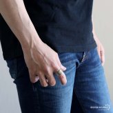 シルバー925 マリアリング ワイドリング 英字リング ごつめ 指輪 重厚感 アンティーク ゴシック 不思議のメダイ 聖母 男性 メンズ 金属アレルギー対応