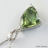 高品質 グリーンサファイア ネックレス 1.64ct プラチナ Pt900 ペンダント ダイヤモンド シンプル エレガント レディース 宝石 グリーン サファイア ジュエリー 9月 誕生石 記念日 プレゼント