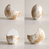 moon ship stone《夢の旅へ誘う 月船のアロマストーンオブジェ》火を使わない香るインテリア