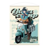 ゆるキャン△ 志摩リン 描き下ろし 100cm タペストリー 壁掛け インテリア COSPA   日本製