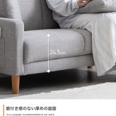ソファ 座椅子 ー コンパクト 2人掛け かわいい 可愛い 一人用 2.5人掛け 二人掛け 北欧 ロー 一人暮らし ポケット付き