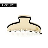 アレクサンドル ドゥ パリ ヘアクリップ レディース ブランド ALEXANDRE DE PARIS リズレSクリップ ACCS-16161-02-S ベージュ ブラック