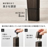 ダイニングコタツ＋うす掛け布団 ２点セット モクモク こたつ:(約)幅135×奥行80×高さ65/70cm、ふとん:(約)幅135×奥行80×高さ70cm (約)幅135×奥行80×高さ65(継脚時70)cm ポリエステル メラミン 組立式 グレージュ
