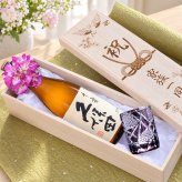 退職 異動 名入れ ギフト SXX 酒セット 日本酒 久保田 千寿 吟醸 720ml & 切子 江戸菱硝子 モダン紋様 オールドグラス コサージュ付 木箱入り / プレゼント ギフト 退職 記念 誕生日 還暦 古希 喜寿 傘寿 米寿 緑寿 早寿 長寿 祝い 赤 青 紫 黒 黄 選べるカラー