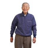 シニアファッション メンズ 80代 70代 60代 90代 秋冬 あったか ブークレー裏起毛 ハーフジップトレーナー おじいちゃん 服 誕生日 プレゼント 紳士服 男性 祖父 お年寄り 老人 高齢者 ギフト（cki-mt5-81443913）