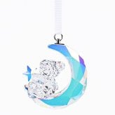 スワロフスキー SWAROVSKI オーナメント Krisベア Moon 三日月と星 月 ムーン スター クリア 5732106 インテリア オブジェ 置物 母の日 即日発送【スペシャルラッピング660円(別売り)】 成人祝い