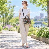 Manhattaners マンハッタナーズ ショルダー 手持ち 斜め掛け ストライド トートバッグ レディース 普段使い 使いやすい