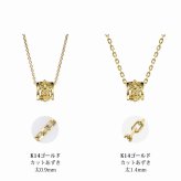 ゴールド ネックレス ハワイアンジュエリー ネックレス バレル 樽 ハイビスカス 透かし模様 14K K14イエローゴールド 14k k14カットあずきチェーン太1.4mm ギフトラッピング可能 彼女 妻 女性 レディース プレゼント ハロウィン 【品番：CG-GP106-CH1020】