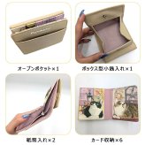 Manhattaners フィグパース 二つ折り財布 折り財布 財布 さいふ サイフ ウォレット 牛革 使いやすい レディース 母の日 ギフト プレゼント ブラウン 75-1810