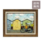 アートフレーム サムトフト 朝食たべに行こう！ ST-08034 送料無料 絵画 ギフト アート おしゃれ インテリア
