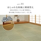 い草カーペット 清澄 せいちょう 江戸間 1畳 2畳 3畳 4.5畳 6畳 8畳 い草ラグ 天然い草100％ 掛川織 市松模様 和モダン 花ござ 上敷き 畳保護 四方縁 抗カビ 消臭 ブルー 夏用 涼感 和室 洋室 折りたたみ 調湿 さらさら 和風
