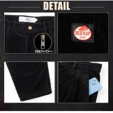 REDKAP レッドキャップ コーデュロイパンツ メンズ RDK-2604 2タック ワイドパンツ テーパード バルーンパンツ 太畝 8WEL YKK ワンウォッシュ スラックス ワーク ストリート カジュアル ファッション M L XL 2026FW Karlas