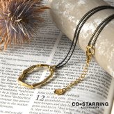 【CO＊STARRING コ・スターリング】ニュアンス オーバル ネックレス (26-7-010-PEN)レディース アクセサリー おしゃれ カジュアル ナチュラル 大人 上品 金属アレルギー対応 おしゃれ 人気 母の日 60代 50代 40代 30代