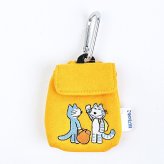 11ぴきのねこ リュック型バッグチャーム オレンジ ポーチ