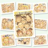卒業の記念に、写真から仕上げる手描き似顔絵です。修正無料で、納得しながら進められます。 卒業祝い ギフト 似顔絵 贈り物 名入れ プレゼント 手描き 卒業 入学 記念 学校 高校 大学 大人数 男の子 子供 友達 女の子 修正無料 名入れ 下書き確認 サプライズ 宝物 喜ばれる 実績多数 記念日 一生もの 入学祝い 卒業祝い お祝い返し ハロウィン 卒寿祝い オリジナル 家族 傘寿祝い 還暦祝い