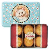 ノーブランド ラ・トリニテーヌビスケット [26-0398-056] 14904 焼き菓子 クッキー ガレット パレット 詰め合わせ 薄焼き 厚焼き フランス伝統菓子 缶入り 小物入れ スイーツ お菓子 セット ギフト 内祝い 手土産