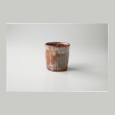 鼡志野十草コップ 陶器 美濃焼 やきものの里から、暮らしを贈ります。　ギフト 食器 セット テーブルウェア