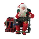 Christmas Grooves 24.1cm | サンタ サンタクロース 人形 置物 フィギュア クリスマス ホリデー Possible Dreams 正規輸入品