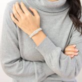 ブレスレット ブランド おしゃれ つけっぱなし ペア 日本製 2点セット インフィニティ 革 レザー誕生日 プレゼント 彼氏 彼女 結婚記念日 クリスマス 【75832】