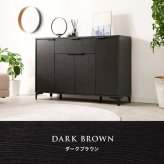 木目調キャビネット 幅120cmタイプ 引出し付き リビングキャビネット オシャレ 幅120 脚付きキャビネット ミドルボード リビング収納棚 小物キャビネット スタイリッシュ 扉付き ナチュラル シンプル 北欧 レトロ