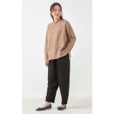 裏起毛パンツ レディース ズボン 通販 日本製 レディース冬パンツ ゆったりパンツ 総ゴムズボン イージーパンツ 体型カバー お尻が隠れる ウエストゴム 30代40代50代 60代70代シニア 暖かいボトムス あったか 楽ちんストレッチ ぽかぽか 防寒