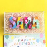 名入れクレヨン 誕生日プレゼント 出産祝い 女の子 男の子 1歳 2歳 3歳 知育玩具 飾れる クレヨン ギフト プチギフト