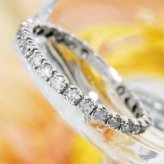 指輪 エタニティリング ダイヤ 0.5ct Pt900 プラチナ ダイヤモンドリング 7号 レディース シンプル 重ね付け 婚約指輪 結婚指輪 プレゼント ギフト