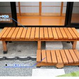 ウッドデッキ デッキ縁台 180×58cm 送料無料 ウッドデッキ風 簡単 縁側 本格的 DIY 木製 天然木 庭 ベランダ マンション おしゃれ 小型 北欧 ガーデン 屋外 家具 ブラウン ダークブラウン ライトブラウン エクステリア ガーデン用品