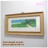 糸井忠晴 アートフレーム 鹿と草原 版画 it-05203 ギフト アート 猫 ねこ ネコ おしゃれ インテリア お部屋 youpower