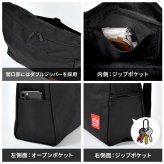 マンハッタンポーテージ ショルダーバッグ スクエア Manhattan Portage メンズ レディース 斜めがけバッグ 軽い A4 大容量 撥水 大きめ 黒 ブラック 多収納 大人 通勤 通学 高校生 ナイロン おしゃれ シンプル カジュアル ベッドスタイショルダーバッグ MP6041 ブランド