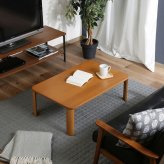 折脚ローテーブル KSM-9060 ブラウン・ナチュラル 2色展開 センターテーブル リビングテーブル 折りたたみ 省スペース おしゃれ シンプル 新生活 家具 インテリア 不二貿易