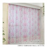 マイメロディ レースカーテン 100×176 2枚組 サンリオ マイスウィートピアノ 総柄 UVカット 遮像 洗濯可 おしゃれ かわいい 子供部屋 キャラクター カーテン サンリオ正規ライセンス品