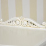 チェスト タンス たんす 小物 収納 引出 4段 ホワイト 白 姫系 フェミニン アンティーク調 ロココ調 猫脚 新生活