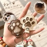 ペットの毛 保存 キーホルダー 肉球 メモリアルグッズ ペット 毛 収納 ケース 犬 猫 抜け毛 遺毛ケース 肉球キーホルダー バッグチャーム ペットメモリアル 思い出 記念品 かわいい プレゼント
