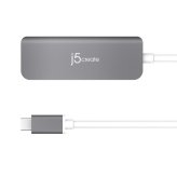 【推奨品】j5 create JCD371 JCD371 USB-C to HDMI & USB 3.0 2 port with Power Delivery スペースグレー
