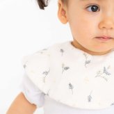 lien de famille スタイとヘアバンドセット ブルーベリー ミモザ | 日本製 女の子 リボン おしゃれ ギフト プレゼント 出産祝い
