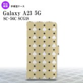 Galaxy A23 GalaxyA23 手帳型スマホケース カバー トランプ スペード ベージュ 白 2022年 10月発売 nk-004s-a23-dr541