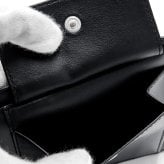 ボッテガヴェネタ BOTTEGA VENETA 二つ折り財布 メンズ レディース イントレチャート 本革 レザー ブラック 黒 小銭入れ付き カード4枚 札入れ コンパクト財布 749412 V3US1 8803