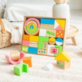 積み木 SOUNDブロックス Large ベーシックカラー | 誕生日プレゼント   1歳 1歳半 2歳 女の子 男の子 名入れ 誕生日 プレゼント おもちゃ 木のおもちゃ 木製玩具 木製 知育玩具 誕生日 クリスマス プレゼント 入園祝い ギフト ベビーギフト エデュテ