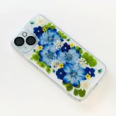 【ほぼ全機種対応スマホケース❁】押し花スマホケース NO.806（着日指定不可） 押し花＆レジン iPhone/Xperia/AQUOS/Galaxy他