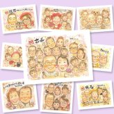 古希のギフトに、想いを込めた似顔絵をお届けします。ラッピング対応で、贈り物として渡しやすい似顔絵です。 似顔絵 ギフト 古希 プレゼント 贈り物 名入れ 手描き 古希 記念 長寿 傘寿 大人数 おばあちゃん 祖父母 おじいちゃん 名入れ 下書き確認 修正無料 宝物 親孝行 喜ばれる かわいい 一生もの 長寿祝い 古希 70歳 二次会 カラフル クリスマス 贈答品 還暦祝い 大量注文 キレイ