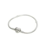 パンドラ PANDORA Family Tree Heart Clasp Snake Chain Braceletアクセサリーブレスレット 598827c01-17 レディースシルバー