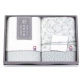 白妙の結 フェイスタオル2P  ／タオル 日用品・ヘルスケア 敬老の日 プレゼント ギフト お彼岸 お供え 秋 2026 送料無料 ギフト プレゼント プチギフト 内祝い 快気祝い 出産祝い 結婚祝い 引出物 新築祝い お返し