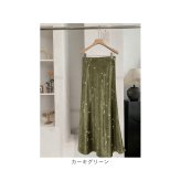 マーメイドスカート おしゃれ 通販 サテンスカート マキシ丈スカート ロングフレア ウエストゴム レディースファッション ロングスカート きれいめ オフィスカジュアル ボトムス オシャレ かわいい 光沢感 上品エレガント 大人可愛い 婦人服
