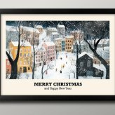 日本製 メリー クリスマス Xmas Christmas サンタクロース ビンテージイラスト A3 サイズ ポスター アート おしゃれ 絵画 インテリア 北欧 イラスト マット紙 艶消し アートパネル 額 フレーム デザイン 壁掛け ギフト 新築祝い ディスプレイ  速達 送料無料