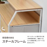 棚付きリビングチェスト Regal ロータイプ（引き出し2杯） ONLS0387 引出し収納 テレビボード リビング収納 シンプルスタイル モダン 角型 木製 オープンラック幅94cm 奥行41.5cm 高さ48.5cm