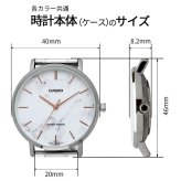 CASIO 腕時計 カシオ 時計 ウォッチ チープカシオ チプカシ クオーツ メンズ 腕時計 ホワイトマーブル×ブラックレザーバンド MTP-VT01LM-7A 海外モデル  [並行輸入品]